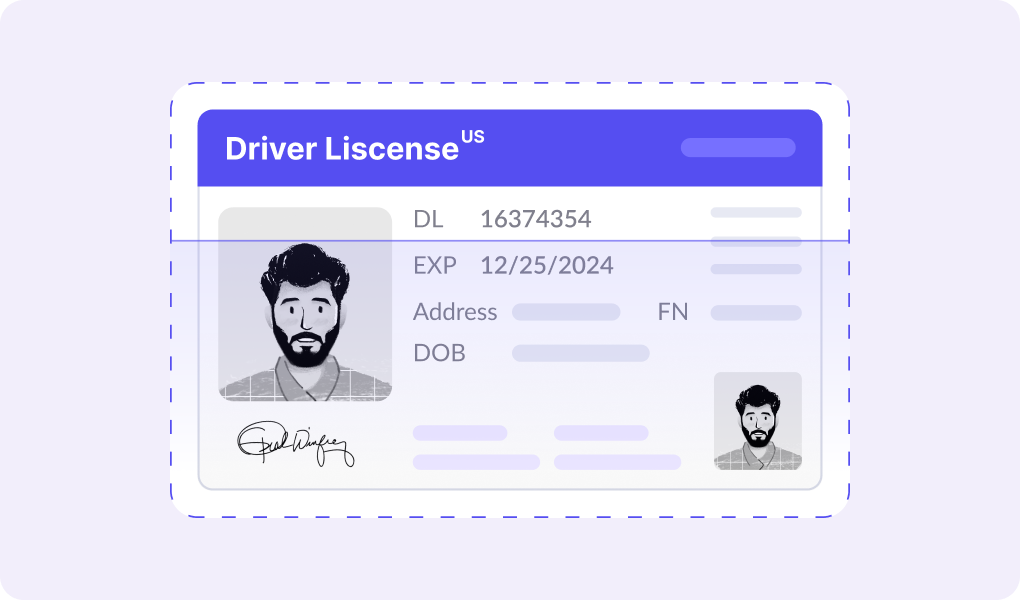 OCR of ID cards for address verification