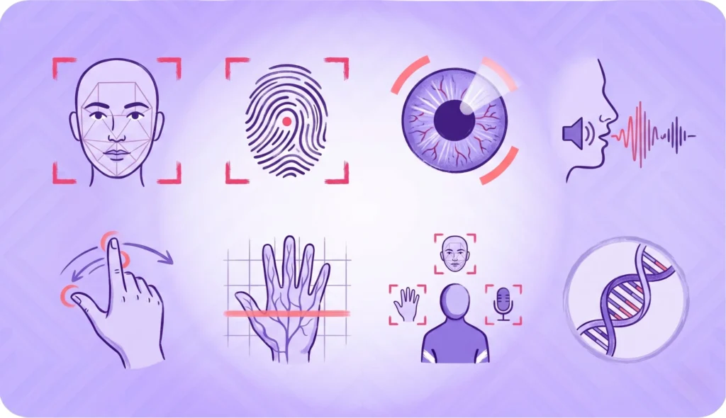 biometric authentication infographic