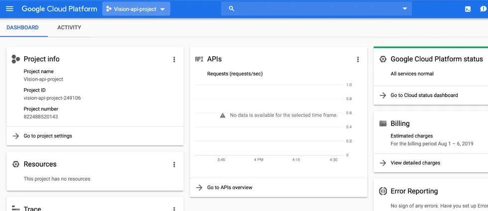 Google Cloud Vision API