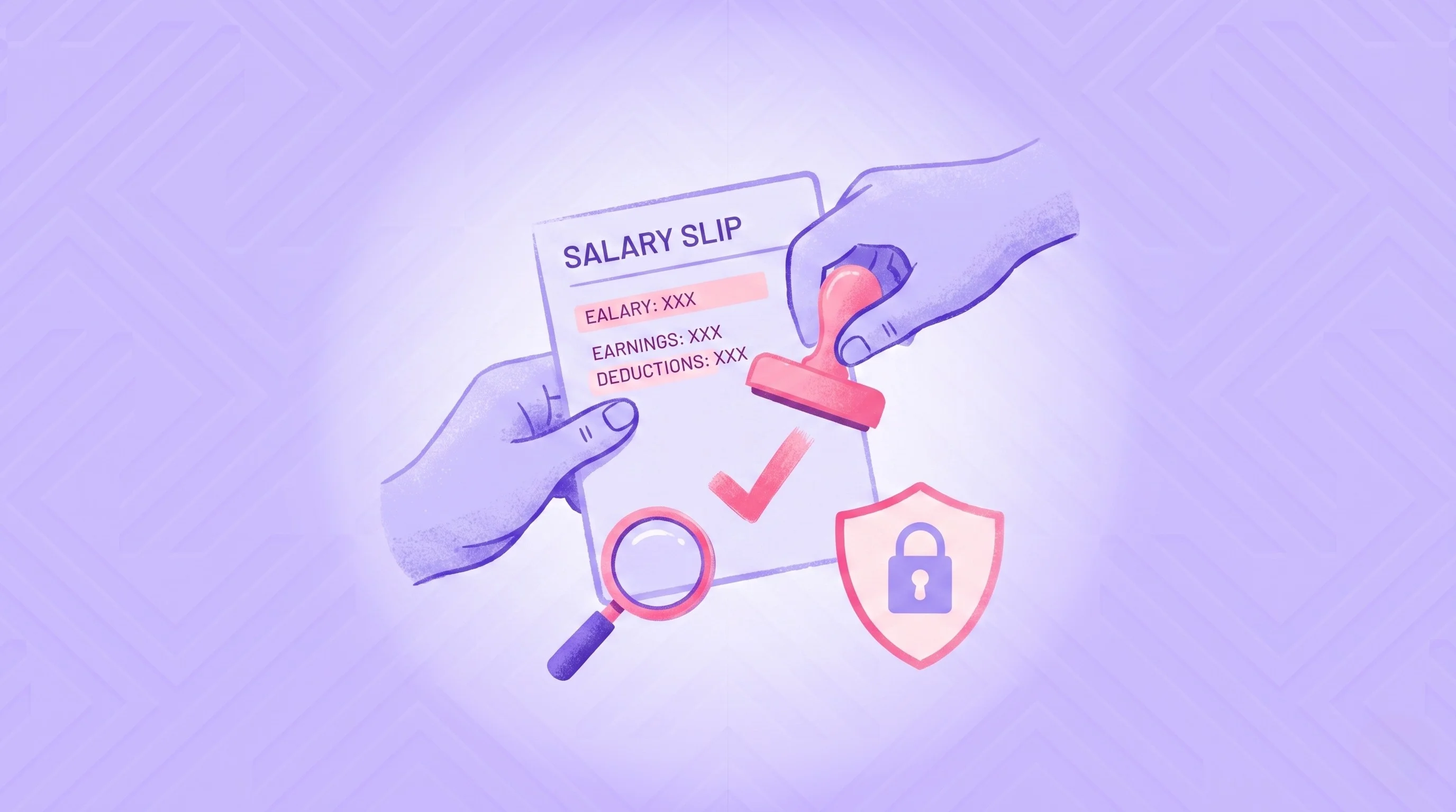 Salary slip verification