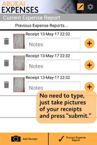 Abukai receipt scanner dashboard