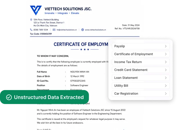 End-to-End eKYC & NFC Verification | Compliant With SBV