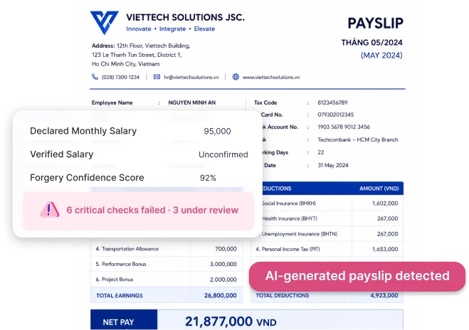 End-to-End eKYC & NFC Verification | Compliant With SBV